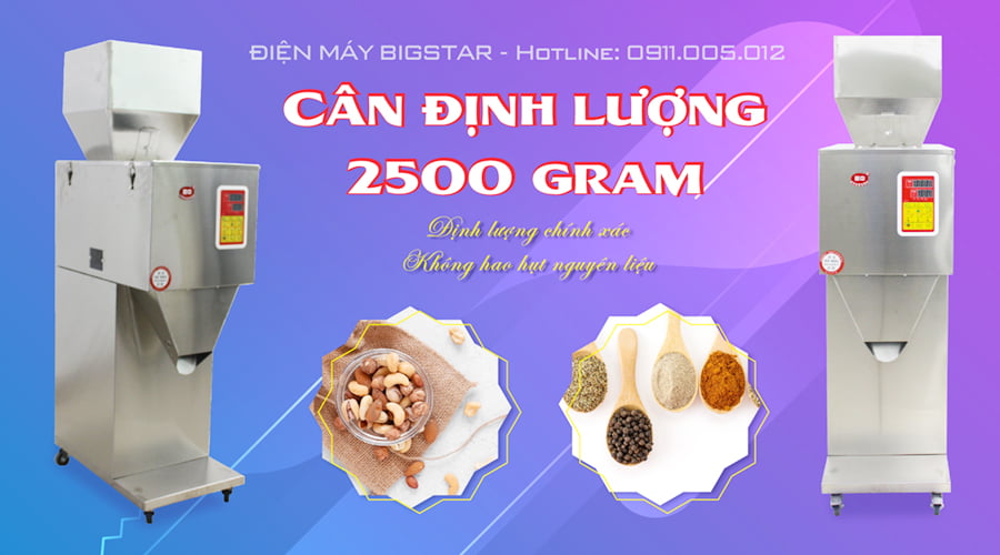 Cân định lượng 2500gram