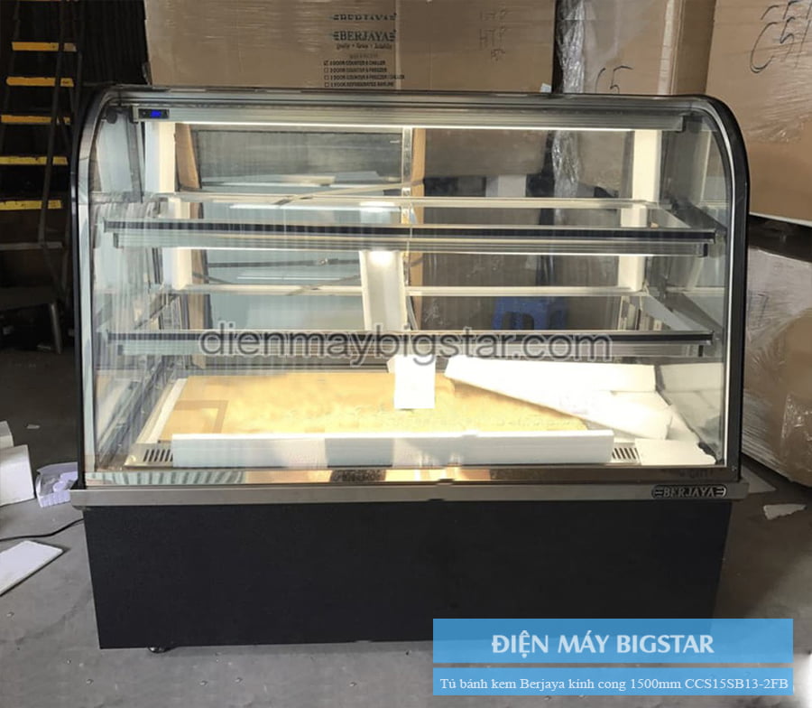 Tủ bánh kem Berjaya kính cong 1m5 CCS15SB13-2FB 13 Tủ bánh kem Berjaya kính cong 1500mm CCS15SB13-2FB