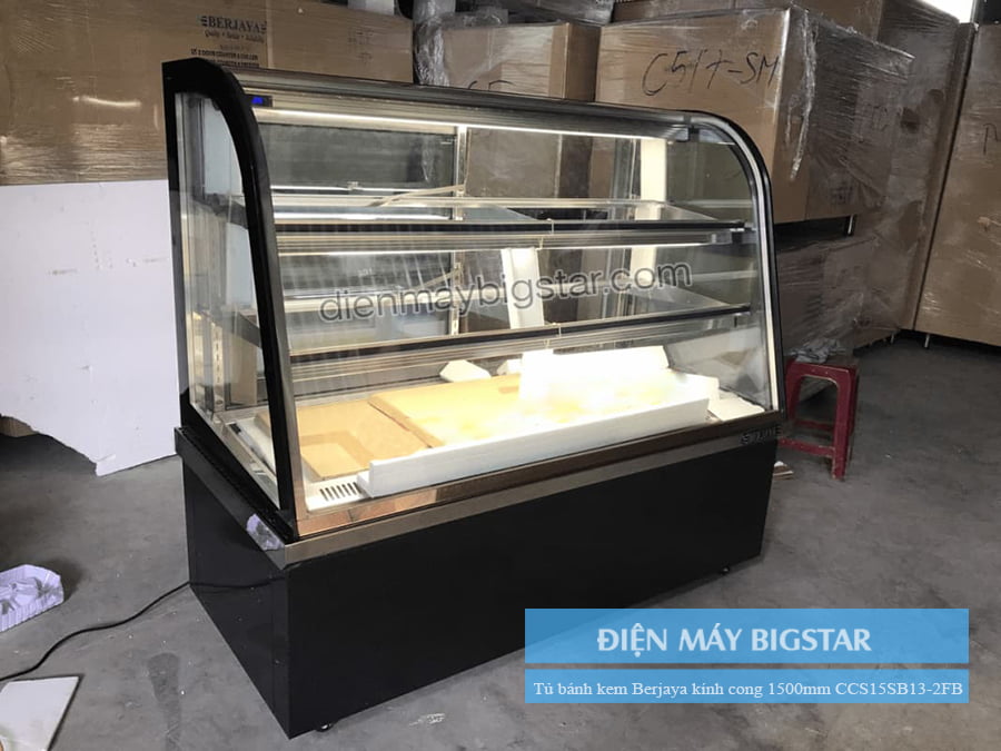 Tủ bánh kem Berjaya kính cong 1m5 CCS15SB13-2FB 10 Tủ bánh kem Berjaya kính cong 1500mm CCS15SB13-2FB
