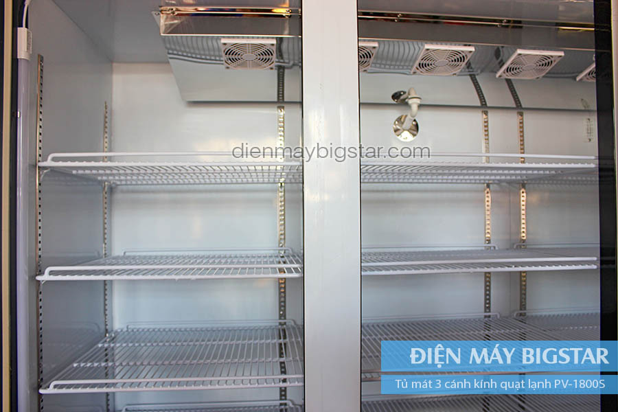 tủ mát 3 cánh quạt lạnh PV-1800S
