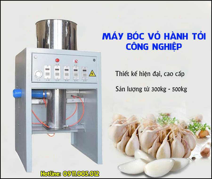 máy boc vỏ hành tỏi công nghiệp