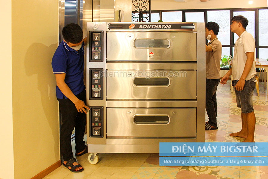 lo nuong southstar 3 tang 6 khay dien