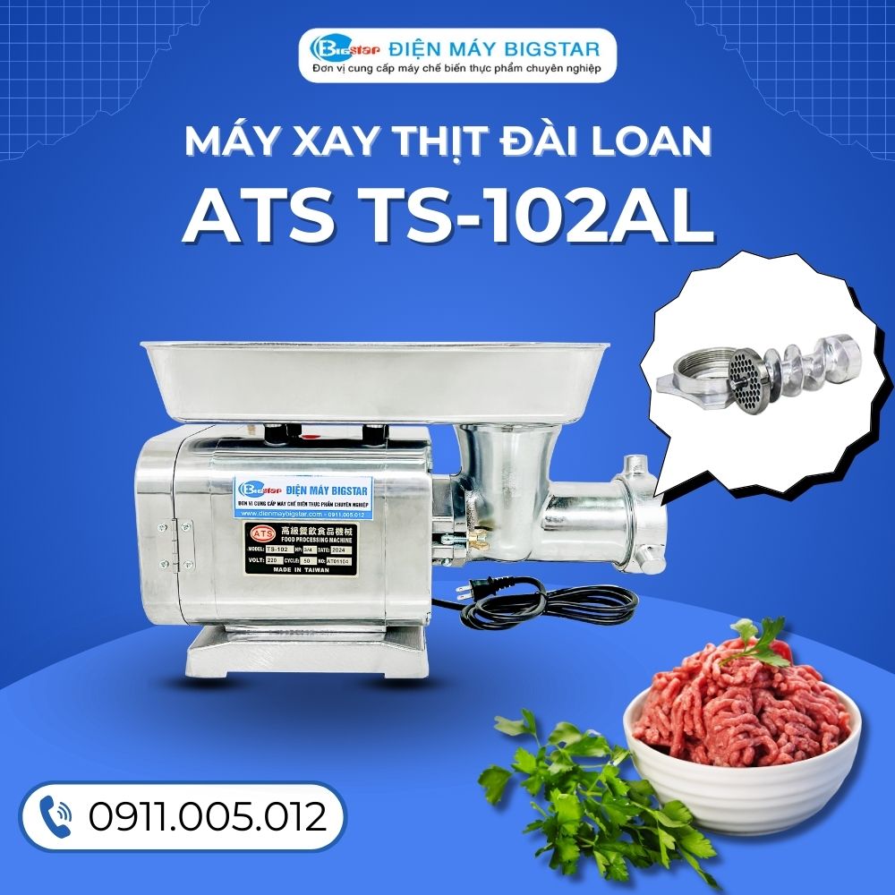 Máy xay thịt Đài Loan ATS TS-102AL 13 may xay thit dai loan ATS TS 102AL