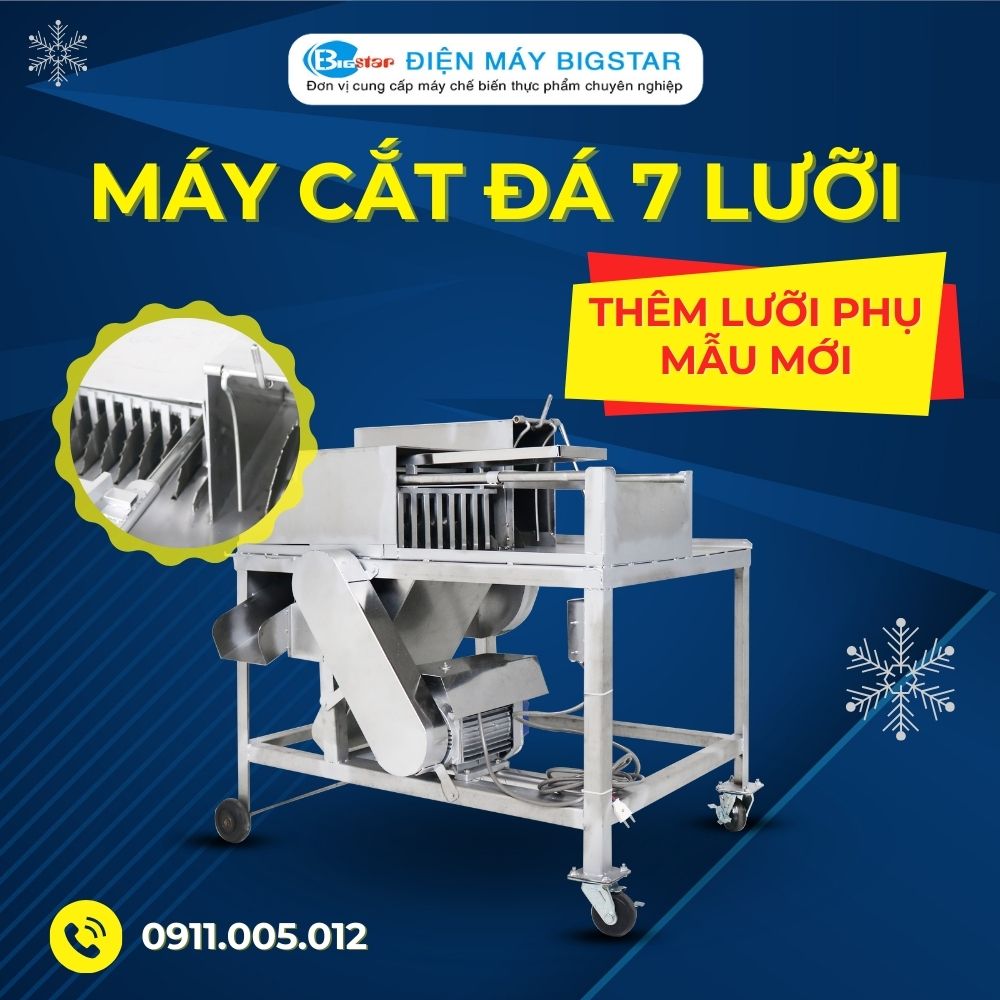 may cat da 7 luoi them luoi phu mau moi