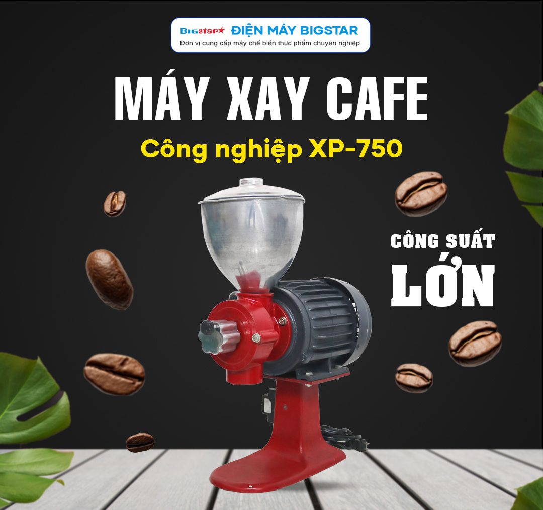 may xay cafe cong nghiep XP 750 banner