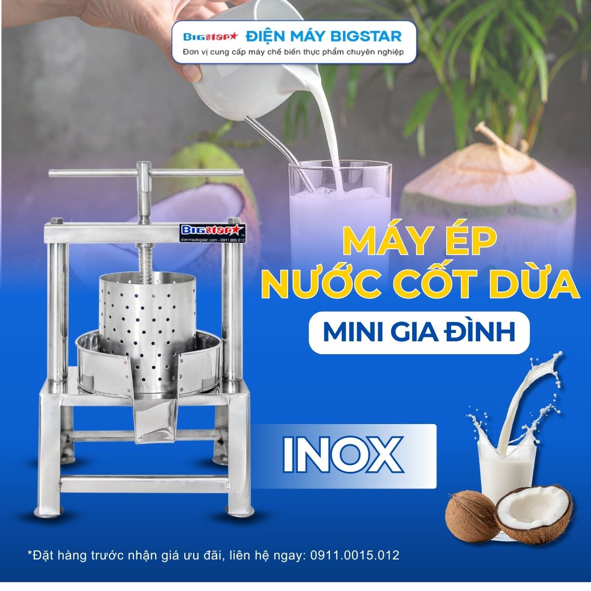 may ep nuoc cot dua mini gia dinh banner