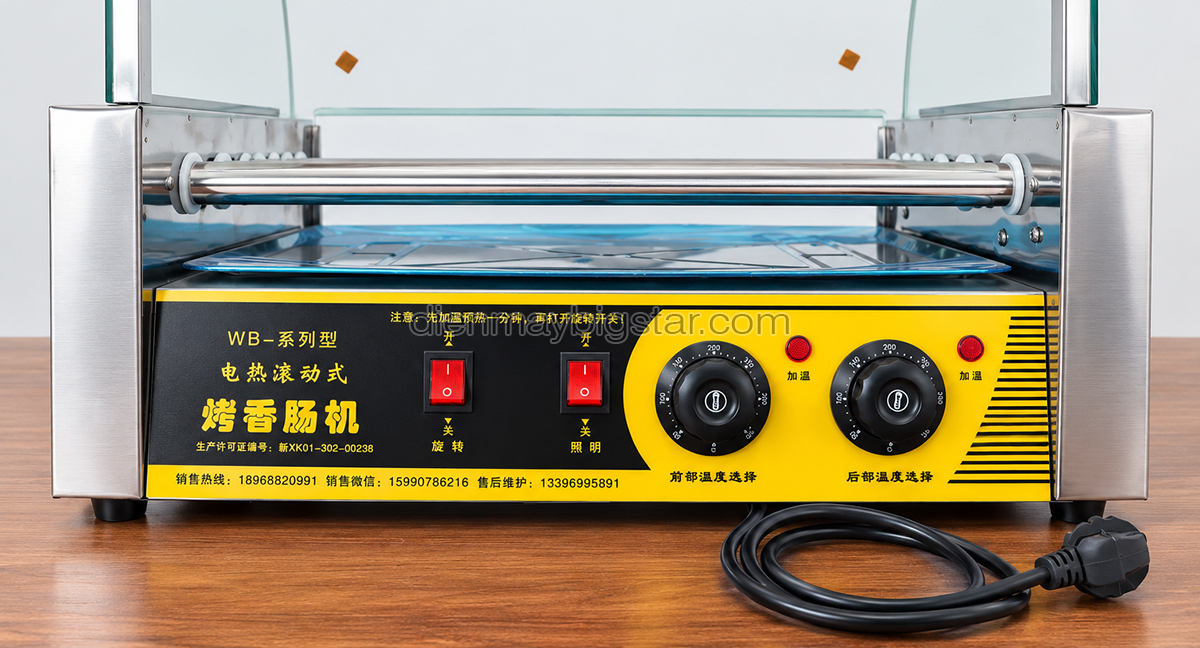 Máy nướng xúc xích BS7 16 may nuong xuc xich BS7 8