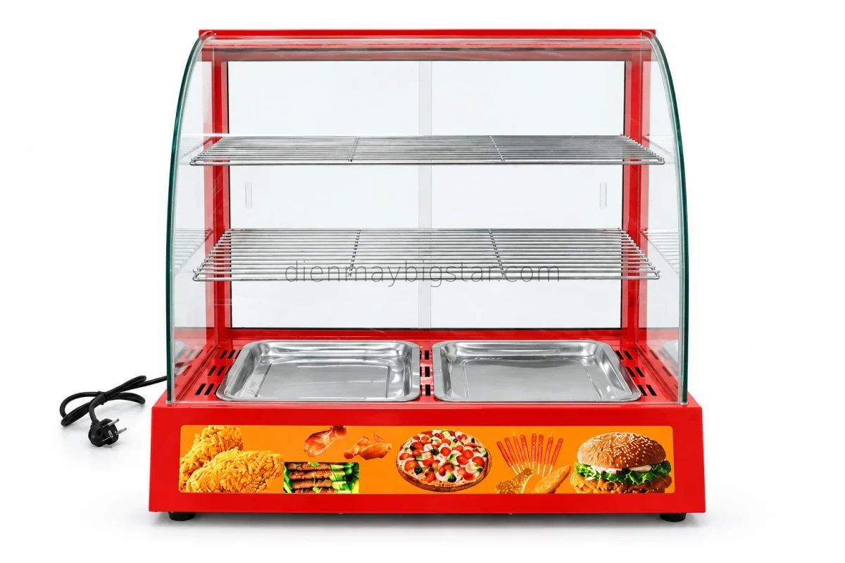 Tủ giữ nóng thức ăn 660mm (ĐỎ) FY-2P 15 tu giu nong thuc pham fy 2p 11