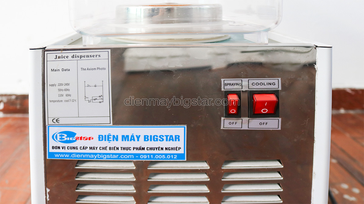 Máy làm lạnh đồ uống 1 ngăn YSJ-18 17 may lam lanh do uong 1 ngan YSJ 18 1.4