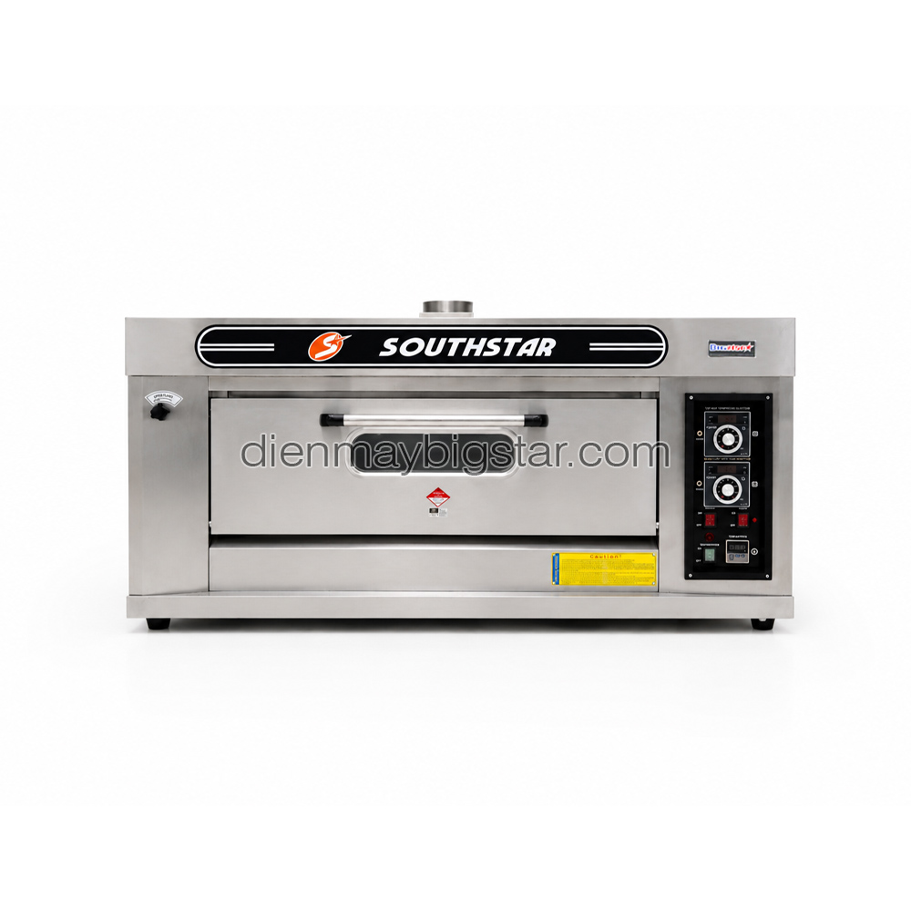Lò nướng bánh 1 tầng 2 khay gas - Thông số kỹ thuật