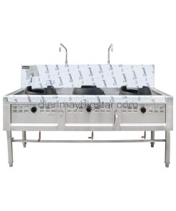 Bếp Á 3 họng kiềng gang tròn