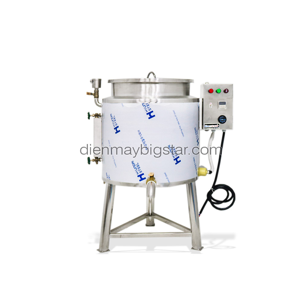 Nồi nấu sữa đậu nành 3 lớp 100L 9 Nồi nấu sữa đậu nành 3 lớp 100L