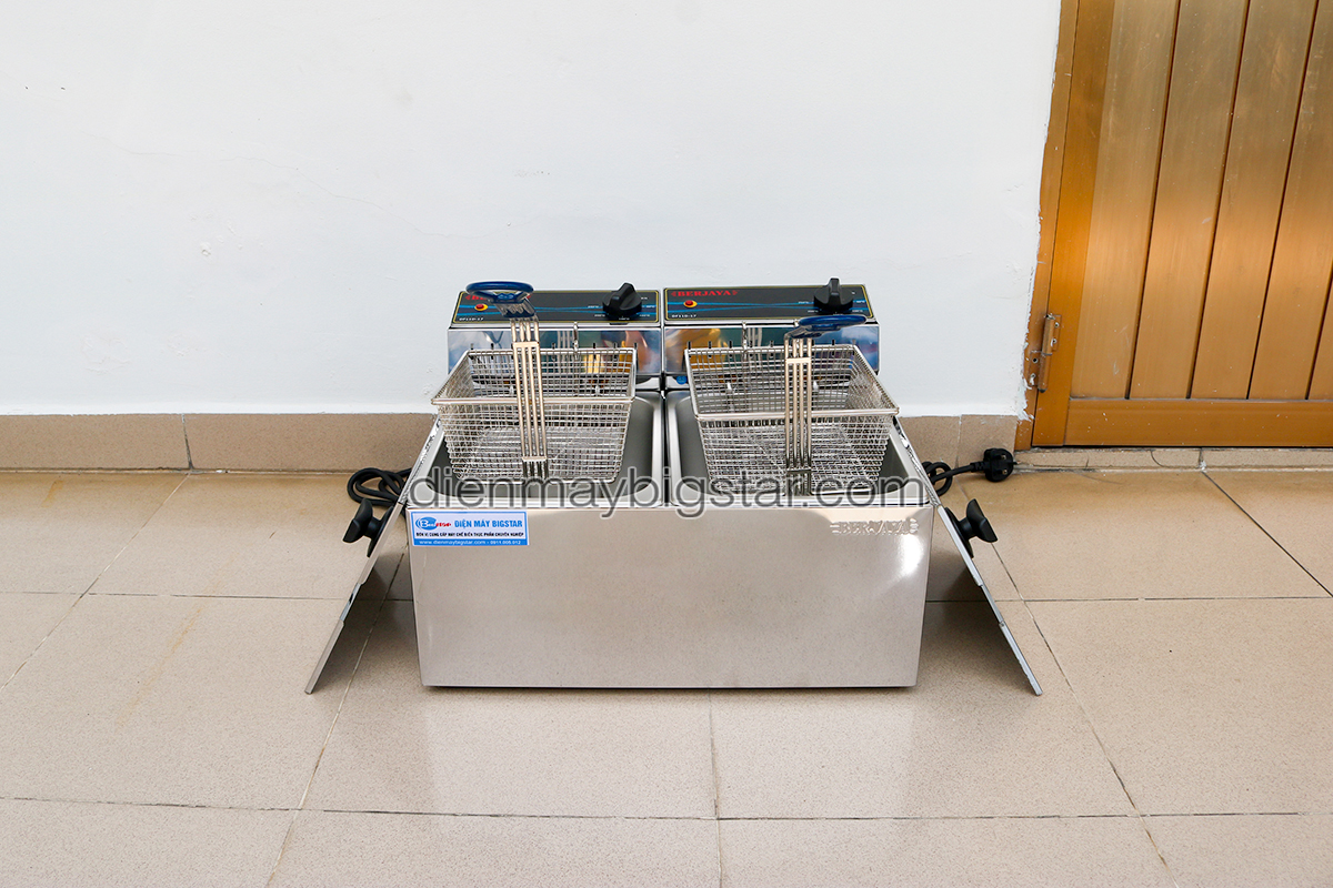 Bếp chiên nhúng điện đôi 9x2 Berjaya DF11D-17 17 bep chien nhung dien doi df11d 17 2