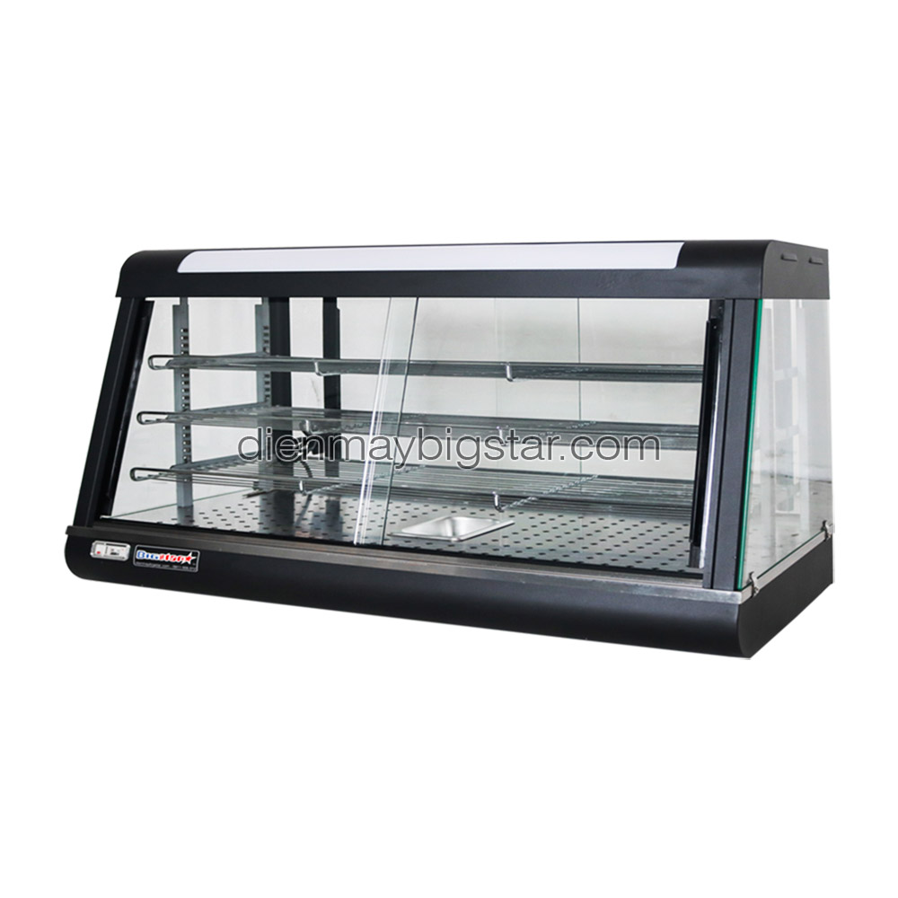Tủ giữ nóng bánh ngọt mặt cong 1200mm FY-603 - Ảnh 2