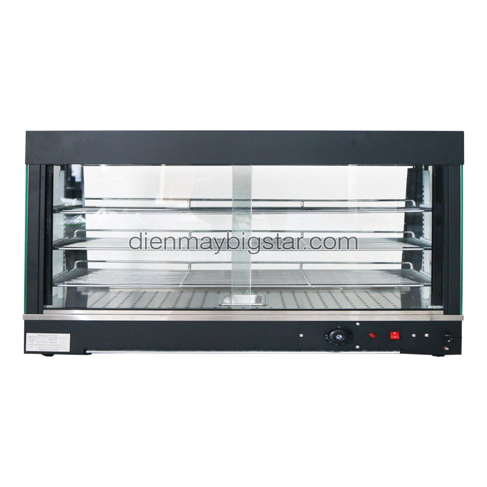 Tủ giữ nóng bánh ngọt mặt cong 1200mm FY-603 - Ảnh 4