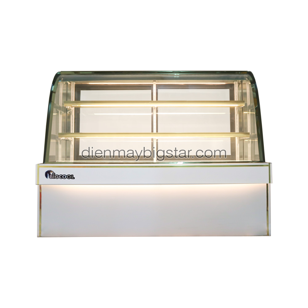 Tủ trưng bày bánh kem 3 tầng kính cong 1m5 GB-350-4L - Thông số kỹ thuật
