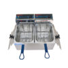 Bếp chiên nhúng điện đôi 9x2 Berjaya DF11D-17