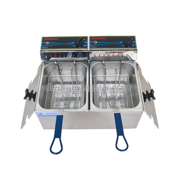 Bếp chiên nhúng điện đôi 9x2 Berjaya DF11D-17 - Thông số kỹ thuật