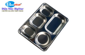 Khay đựng cơm inox 5 ngăn