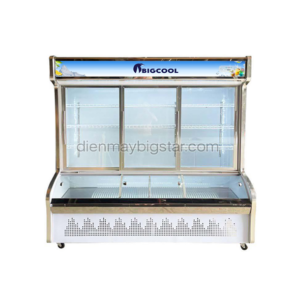 Tủ trưng bày siêu thị 2 chế độ 2m (trắng) LS-2000A - Thông số kỹ thuật