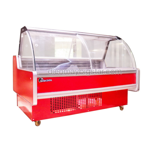 Tủ trưng bày thịt 1m6 quạt lạnh sưởi kính SC-1.6 QL