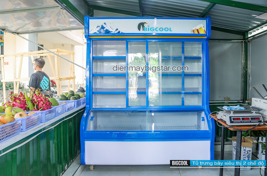 tu trung bay sieu thi 2 che do 1 6m SC 1600F bigcool