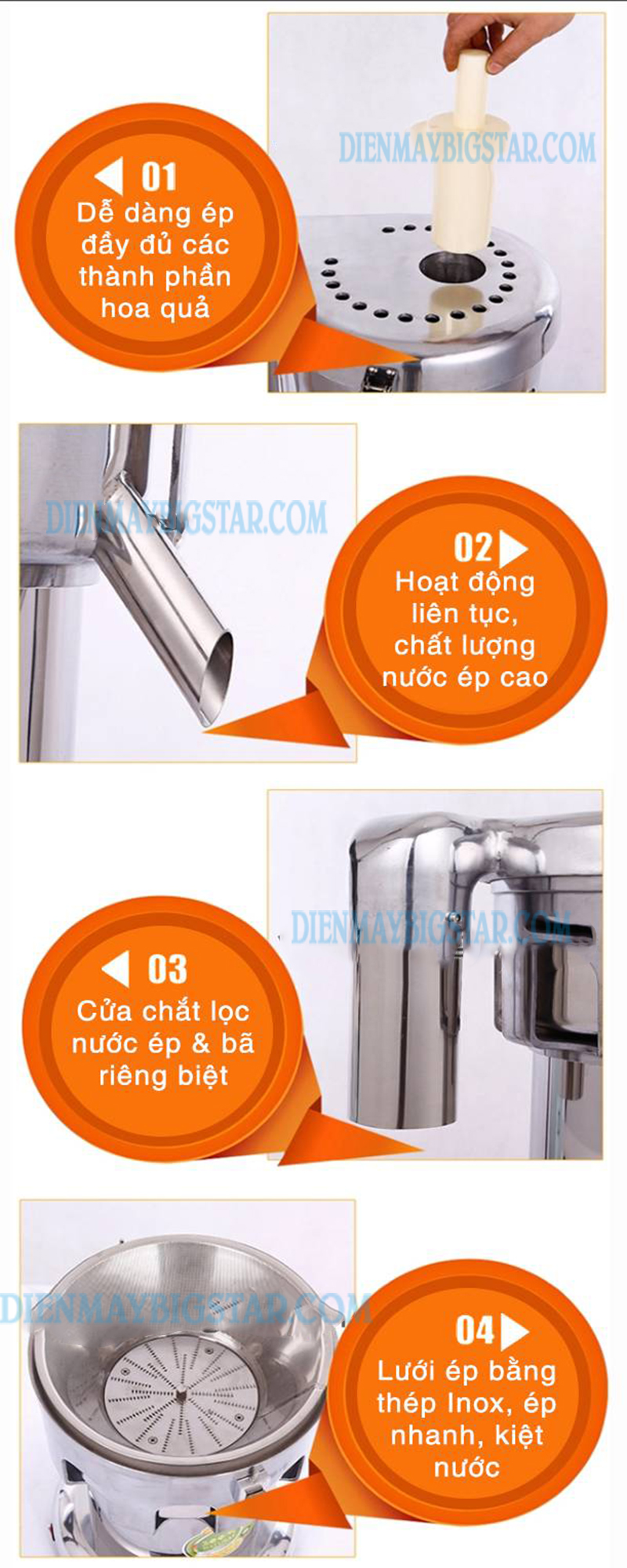 May ep nuoc trai cay WWF A30005