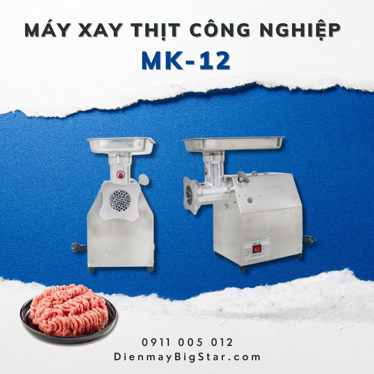 Máy xay thịt công nghiệp MK-12