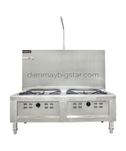 Bếp hầm đôi 2 họng Gas