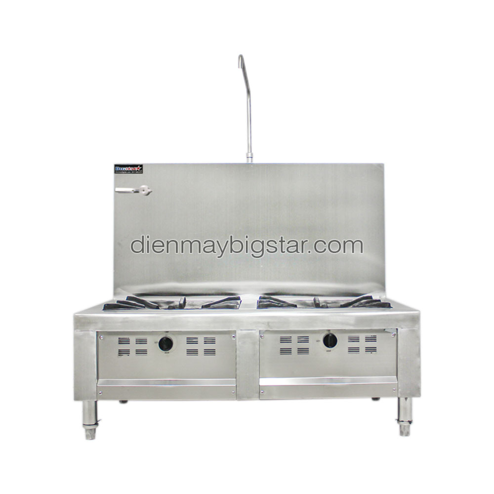 Bếp hầm đôi 2 họng Gas 10 Bếp hầm đôi 2 họng Gas