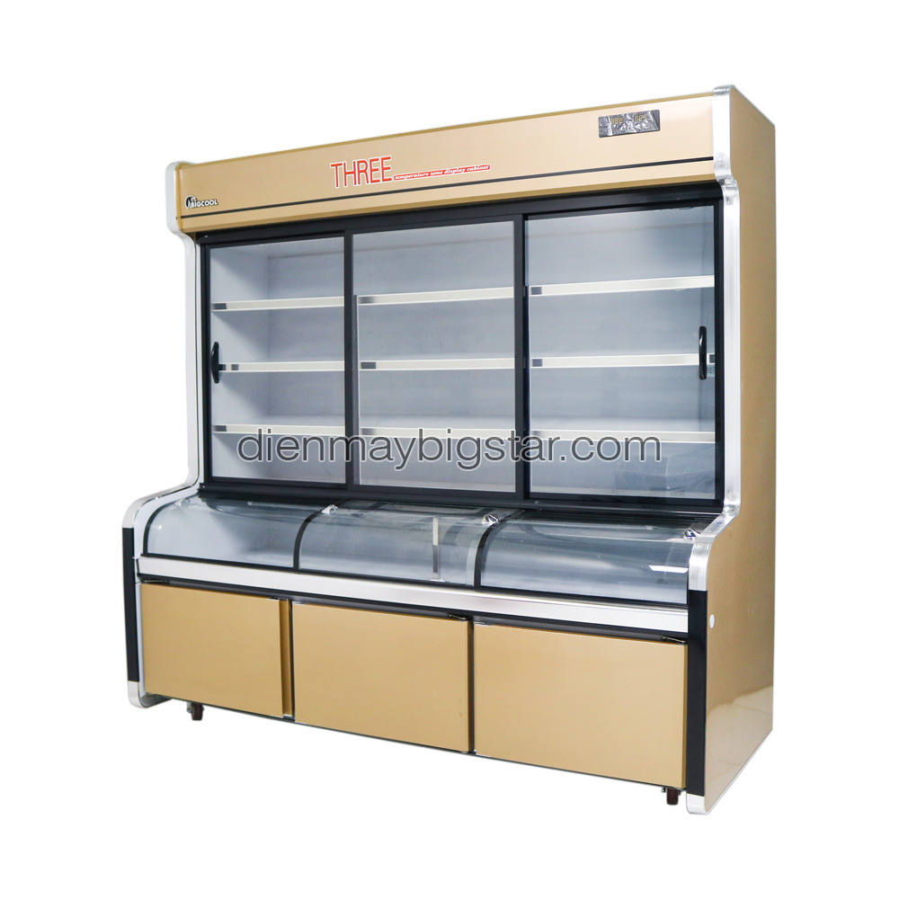 Tủ trưng bày siêu thị 3 chế độ sưởi kính 2m R3C-2000F 12 Tủ trưng bày siêu thị 3 chế độ sưởi kính 2m R3C-2000F - Ảnh 2