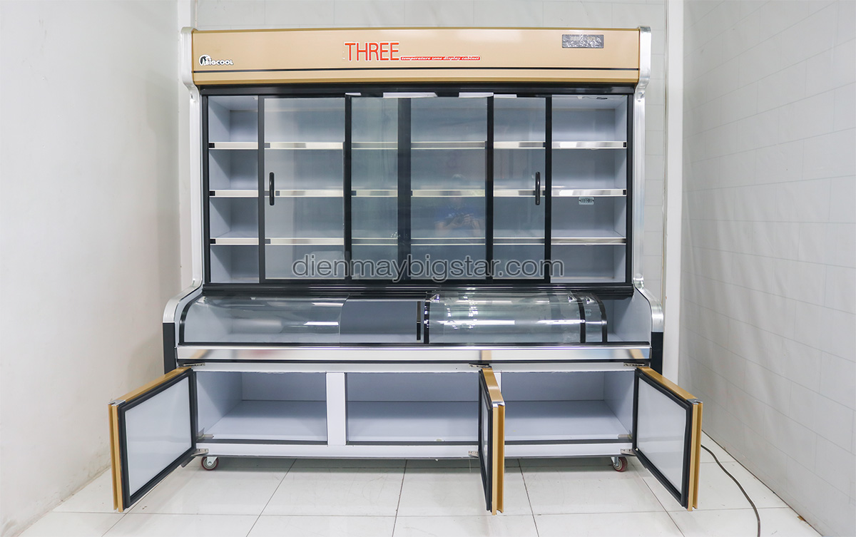 Tủ trưng bày siêu thị 3 chế độ sưởi kính 2m R3C-2000F 26 tu trung bay sieu thi 3 che do suoi kinh 2m R3C 2000F 1.3