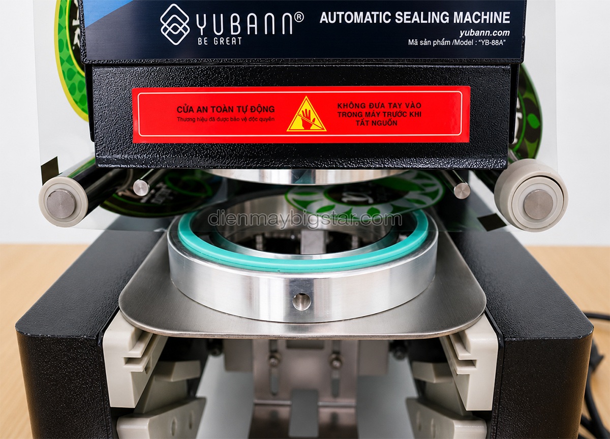 Máy dán miệng ly Yubann YB - 88A 19 may dan mieng ly Yubann YB 88A 11