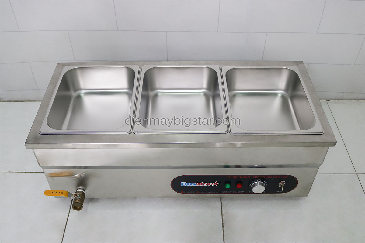 Tủ hâm nóng thức ăn 3 khay B15-3 17 tu ham nong thuc an 3 khay T 3LL 1.2