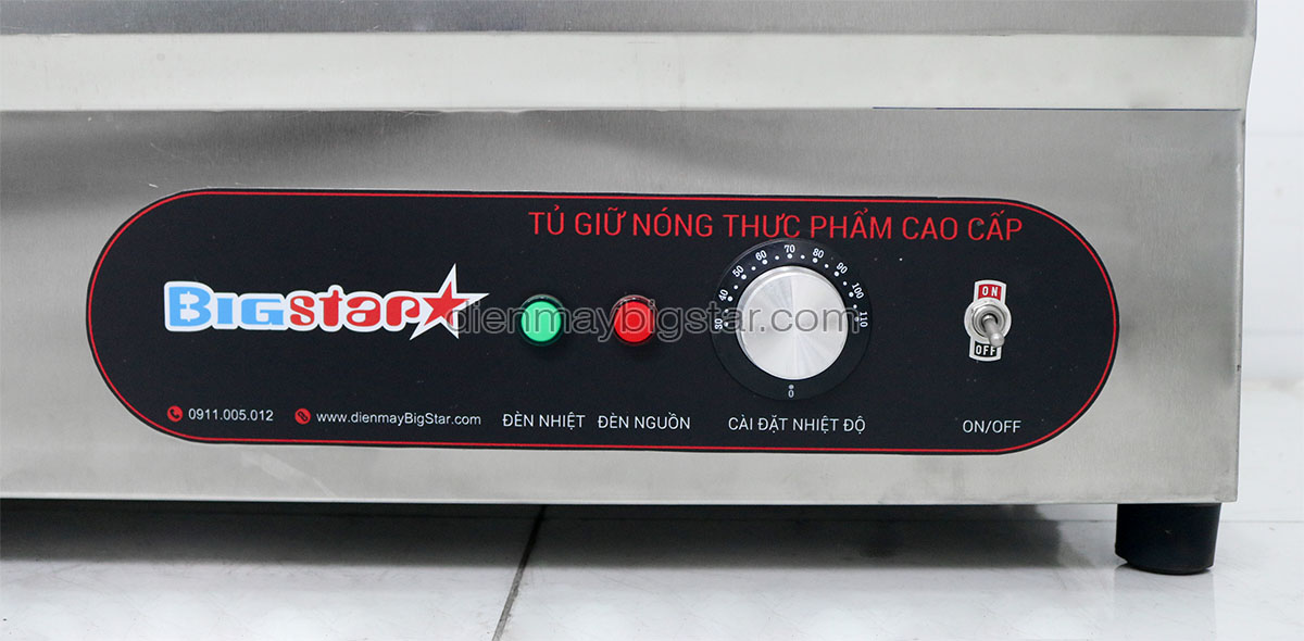 tu ham nong thuc an 3 khay T 3LL 1.4