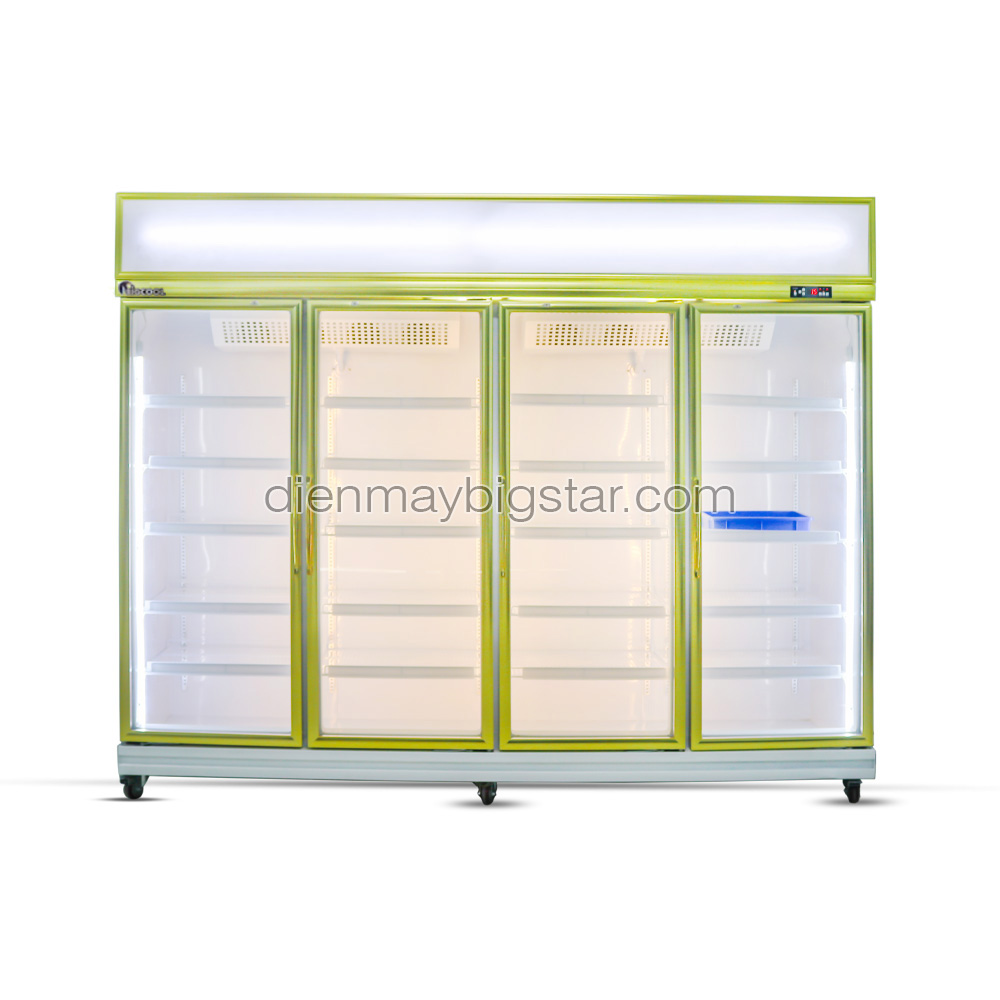 Tủ mát 4 cánh cao cấp DL-2500F - Thông số kỹ thuật