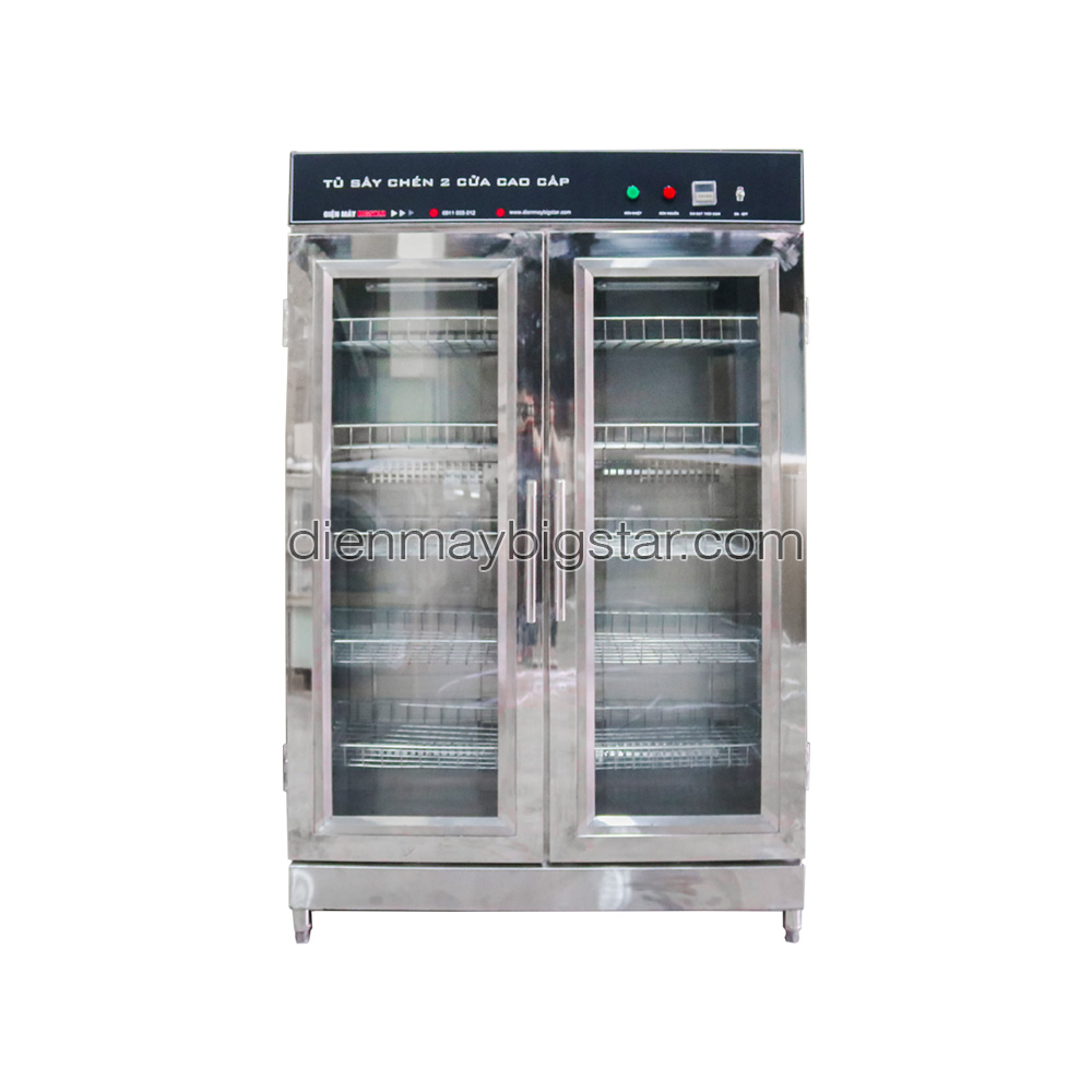 Tủ sấy chén 2 cửa inox 304 BLUX 2C10 7 Tủ sấy chén 2 cửa inox 304 BLUX 2C10