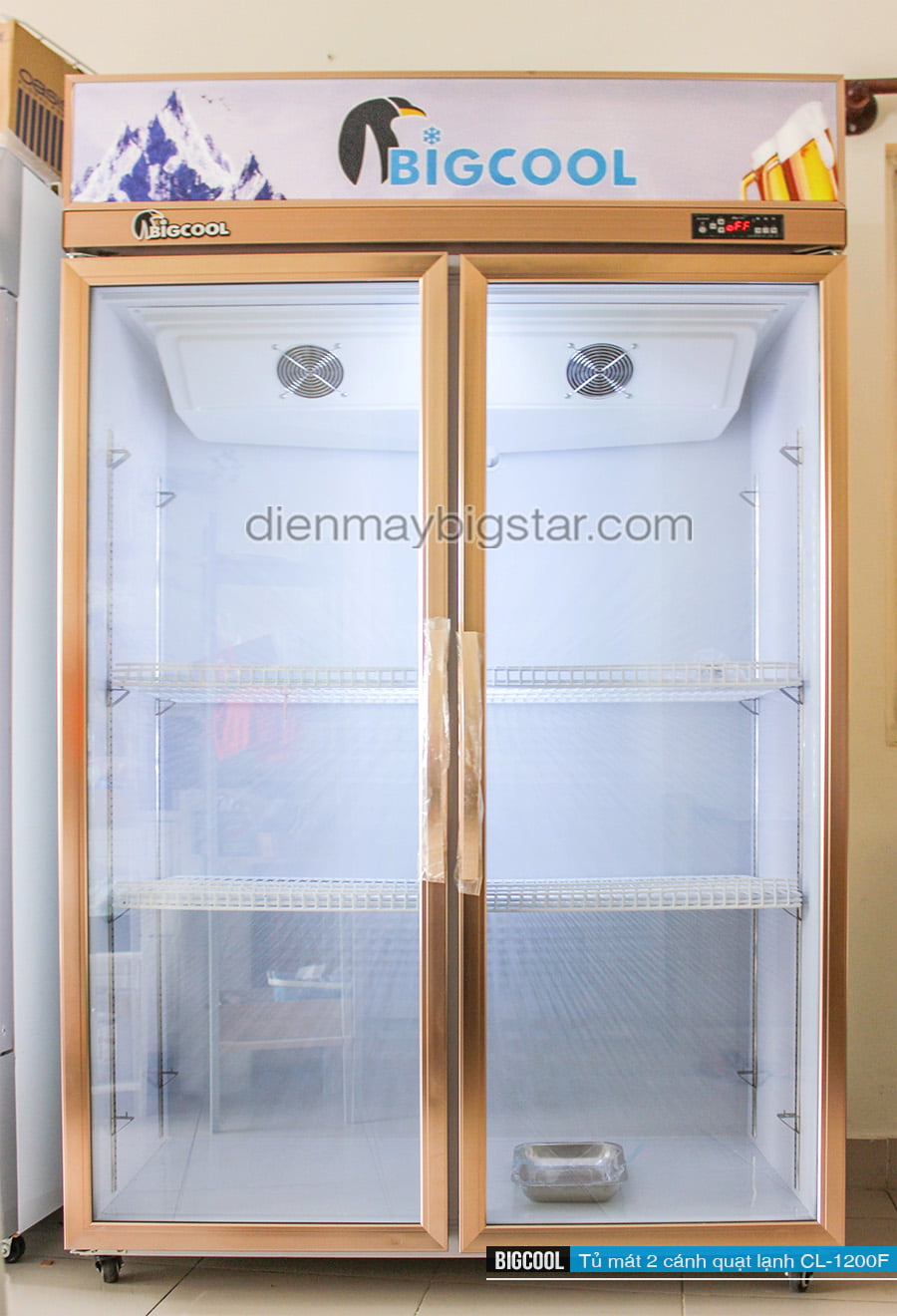Tủ mát 2 cánh quạt lạnh CL-1200F 13 tu mat 2 canh quat lanh CL 1200F bigcool 4