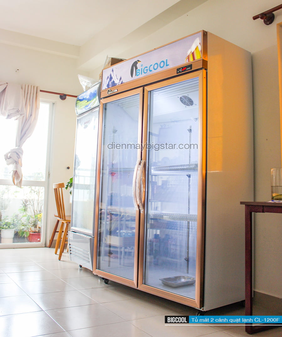 Tủ mát 2 cánh quạt lạnh CL-1200F 11 tu mat 2 canh quat lanh CL 1200F bigcool 1