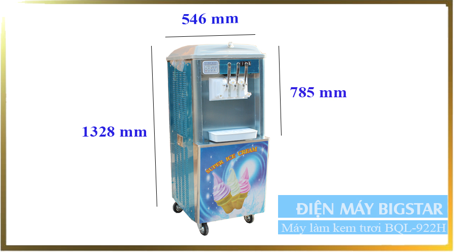 Máy làm kem tươi 2 hộc BQL-922H 20 may lam kem tuoi12 2 hoc BQL 922H