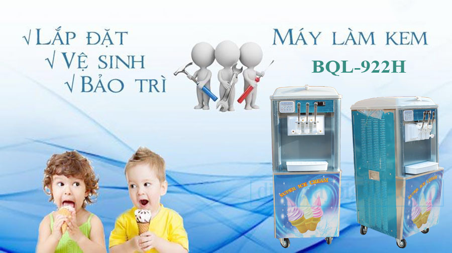 Máy làm kem tươi 2 hộc BQL-922H 19 may lam kem tuoi10 2 hoc BQL 922H