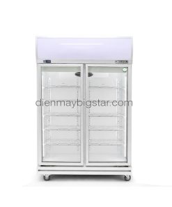 Tủ mát trưng bày Berjaya 2 cánh kính 1m2 2D/DC-SM