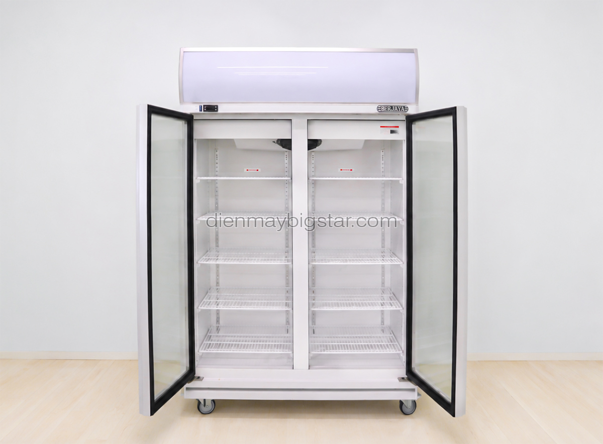 Tủ mát trưng bày Berjaya 2 cánh kính 1m2 2D/DC-SM 16 tu mat trung bay berjaya 2 canh kinh 1m2 2D DC SM 6