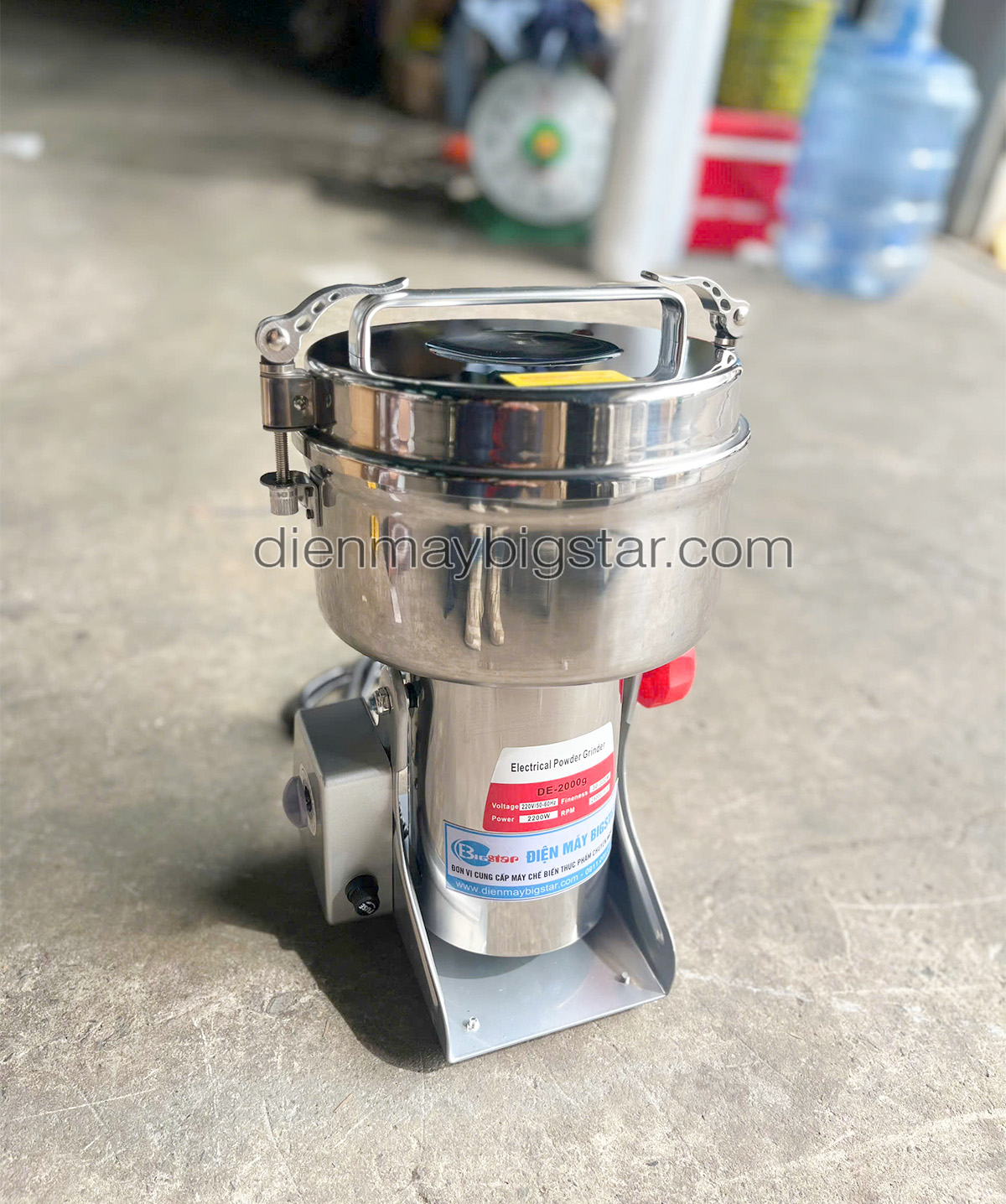 Máy xay bột khô QE-2000 11 may xay bot kh gia dinh QE 2000