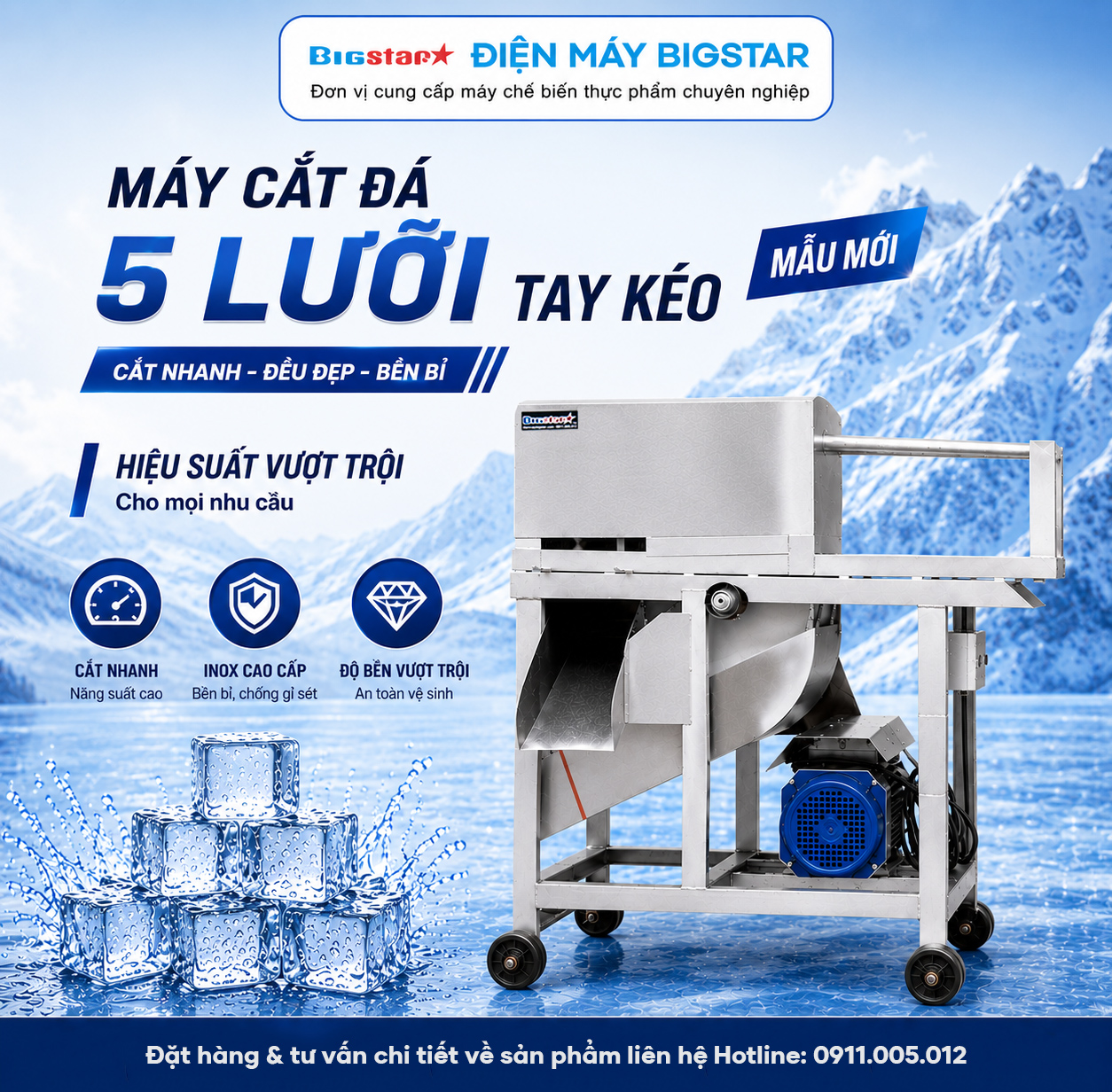 may cat da 5 luoi tay keo mau moi banner