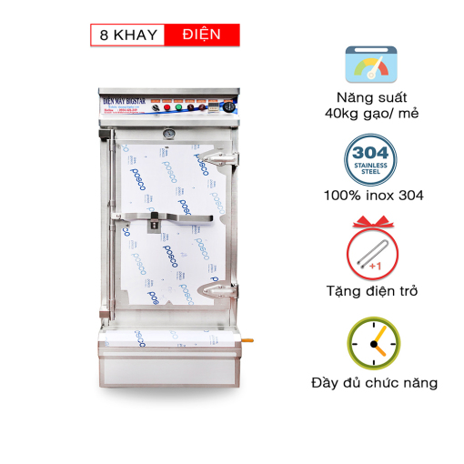 Tủ nấu cơm 8 khay điện BigStar
