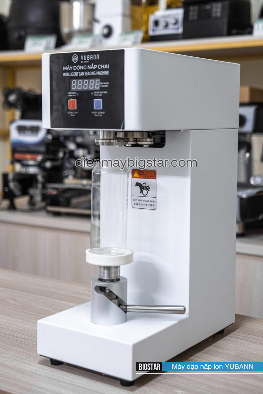 Máy dập nắp lon YUBANN YB-QLS180 10 may dap nap lon yubann YB QLS180 23