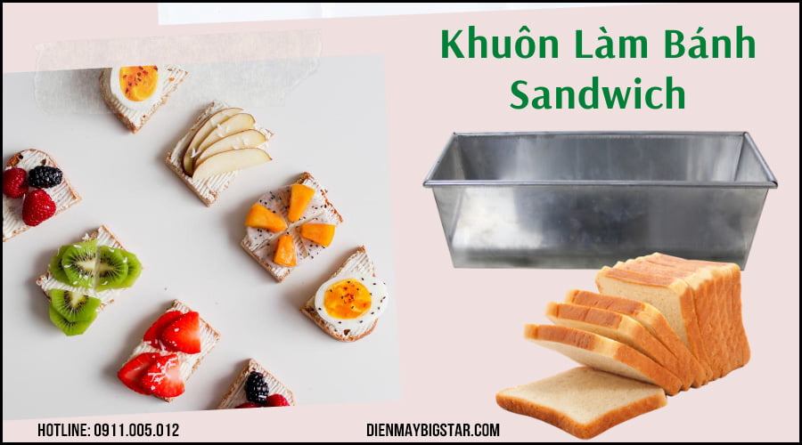 Khuôn Làm Bánh Mì Sandwich 14 khuon banh mi sandwich bigstar 4