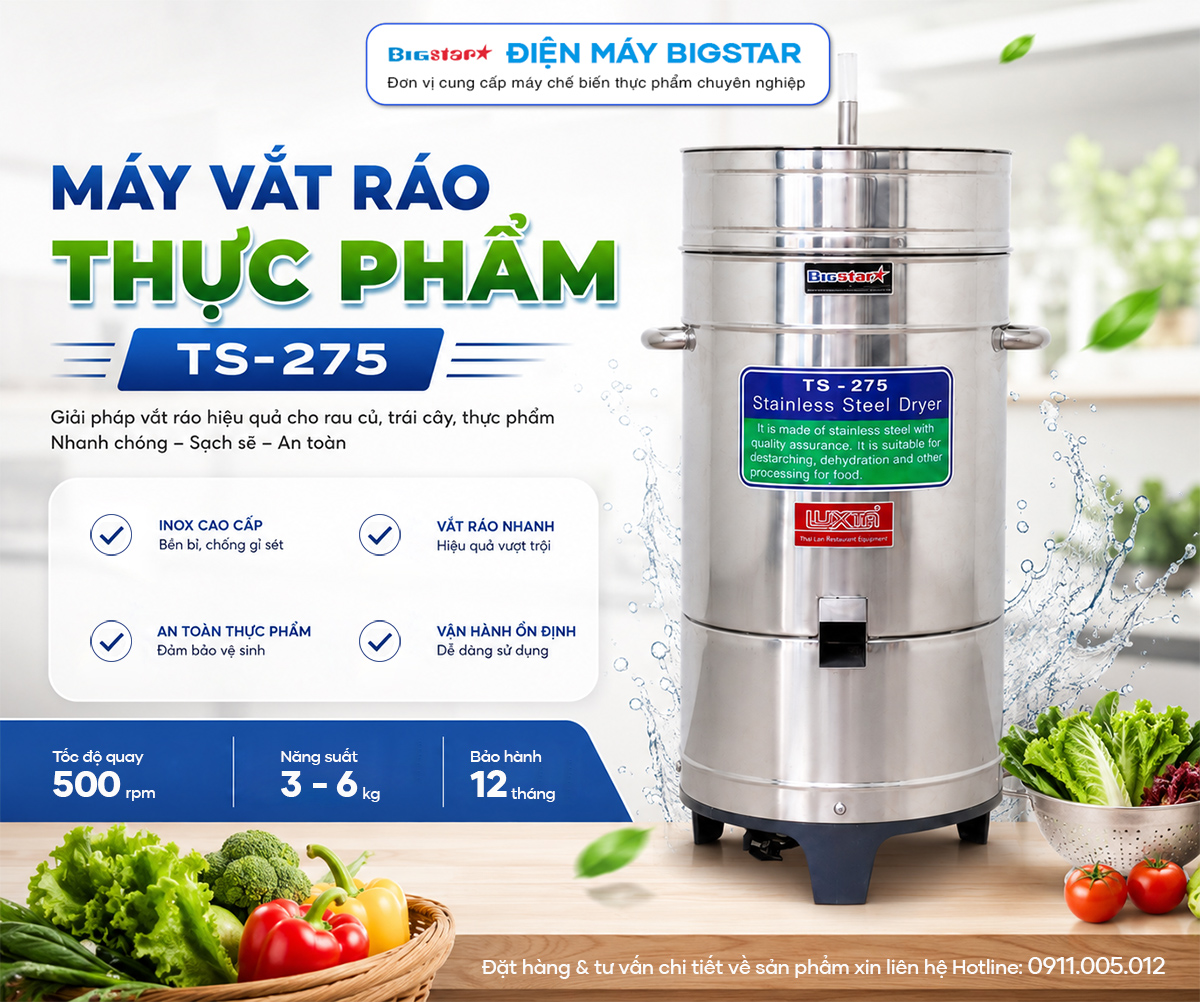 may vat rao thuc pham TS 275 banner