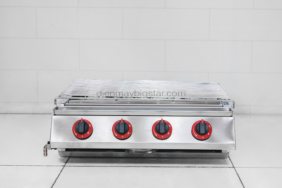 Bếp nướng gas 4 họng dài F004 16 bep nuong gas 4 hong 1